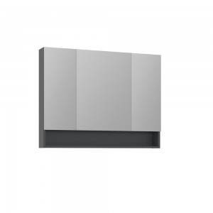 Зеркальный шкаф ORKA Malta 100 антрацит матовый
