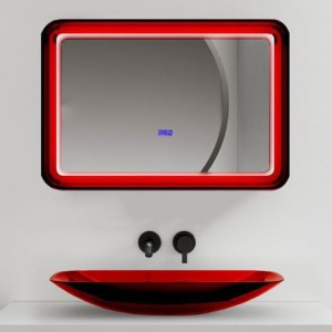 Зеркало, для ванной, ABBER, Kristall, AT6701Rubin, сподсветкой