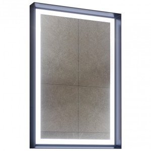 Зеркало ORKA Craft 60x90 c LED подсветкой, антрацит матовый