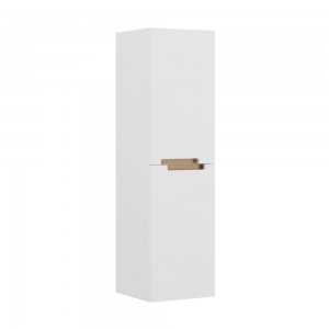 Пенал ORKA Lodi 40 подвесной, белый, золото, универсальный