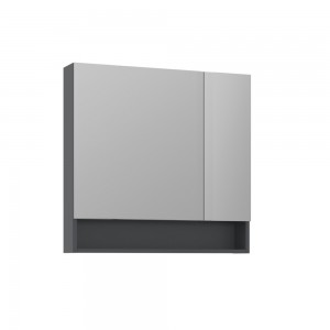 Зеркальный шкаф ORKA Malta 75 антрацит матовый