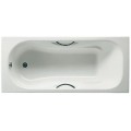 Ванна Roca Malibu 150х75 с отверстиями для ручек, anti-slip 2315G000R чугун