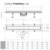 Душевой лоток Pestan Confluo Frameless Line 750 Black Glass
