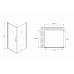 Душевой уголок ABBER Sonnenstrand AG04080B-S75B Душевой уголок ABBER Sonnenstrand AG04080B-S75B