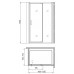 Душевой уголок Gemy Sunny Bay S28191BM-A90M