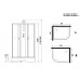 Душевая кабина NG-33984-14RBKT 90x80