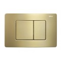 Кнопка смыва Abber AC0120MMG нержавеющая сталь цвет золото матовое