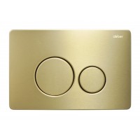 Кнопка смыва Abber AC0121MMG нержавеющая сталь цвет золото матовое