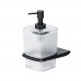 Am.PM Inspire 2.0 Стеклянный диспенсер для жидкого мыла с настенным держателем A50A36922 цвет черный