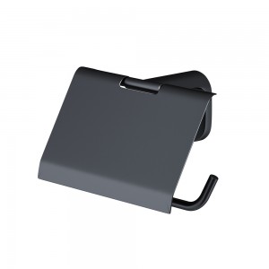 Am.PM X-Joy Держатель для туалетной бумаги с крышкой A84341422 цвет черный