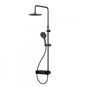 Душевая система Am.Pm X-Joy F0785A622 со смесителем-полкой цвет черный