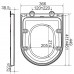 Сиденье для унитаза AM.PM SPIRIT V2.0 C707858WH wrap-over микролифт