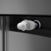 Душевое ограждение Am.Pm X-Joy Twin Slide 80х80 прозрачное стекло профиль черный W88G-205-080BT64 с поддоном W88T-205-080W