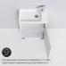 Тумба с раковиной AM.PM X-Joy 45 напольная M85AFSX0451WG M85AWCC0452WG цвет белый глянец