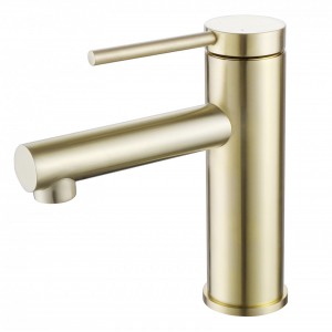 Смеситель для раковины Abber Emotion AF8810G цвет золото матовое