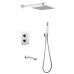 Душевая система ABBER Weiss Insel AF8050 скрытого монтажа с изливом термостат цвет хром