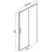 Душевая дверь Aquanet Pleasure AE60-N-140H200U-BT 140 прозрачное стекло 225500