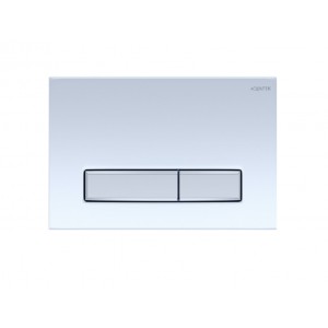 Клавиша Aquatek Evolution Slim цвет белый глянец/никель KDI-0000022