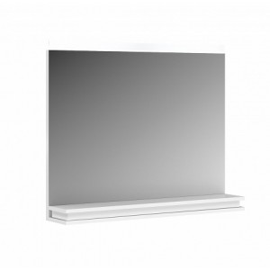 Зеркало с подсветкой и полкой Bandhours Santorini 80 San800.11 01 декоративный элемент белый глянец