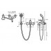 Смеситель для ванны Bravat Fit F6135188CP-B с ручным душем