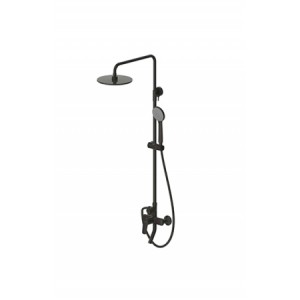 Душевая стойка Bravat Rhein F6429564BW-A-ENG цвет черный матовый