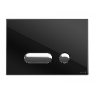 Кнопка Cersanit INTERA цвет черный глянцевый стекло BU-INT/Blg/Gl