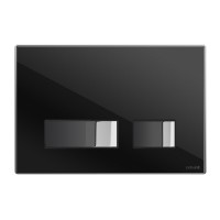 Кнопка Cersanit Movi цвет черный глянцевый стекло BU-MOV/Blg/Gl