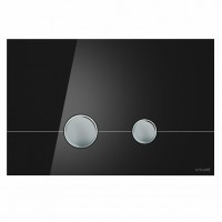 Кнопка Cersanit STERO цвет черный глянцевый стекло BU-STE/Blg/Gl