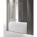Шторка для ванны Cezares ECO-V-21-120/140-P-Cr 120 матовое стекло