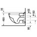 Унитаз подвесной Duravit Starck 3 2200090000 стандартный 54 см