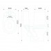 Унитаз-компакт Gesso W102 Home De Lux комплектация стандарт косой выпуск с сиденьем