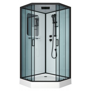 Душевая кабина Niagara Premium NG-6901-01D BLACK 90х90