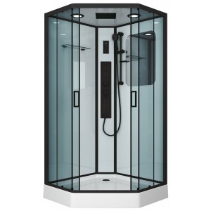 Душевая кабина Niagara Premium NG-6901-01GD BLACK 90х90