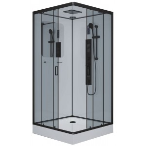 Душевая кабина Niagara Premium NG-6902-01GQ BLACK 100х100