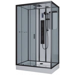 Душевая кабина Niagara Premium NG-6912-01GQL BLACK 120х80