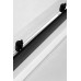 Душевая дверь Oporto Shower 8007-1B/100 100х190 прозрачное стекло черный профиль