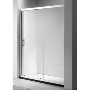 Душевая дверь Oporto Shower 8007-1CH/140 140х190 прозрачное стекло