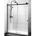 Душевая дверь Oporto Shower OS7PВ/170 170х190 прозрачное стекло черный профиль