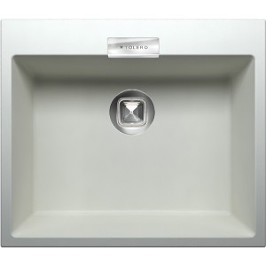Кухонная мойка Tolero Loft TL-580 цвет белый 923 Кухонная мойка Tolero Loft TL-580 цвет белый 923