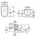 Инсталляция для унитаза ROCA Active унитаз ROCA Meridian комплект 893104110