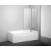 Шторка для ванны RAVAK 10 CVS2-100 профиль белый стекло прозрачное 7QLA0103Z1/7QRA0103Z1