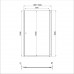 Душевая дверь Triton УНО 100х185 стекло прозрачное профиль хром