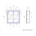 Зеркальный шкаф Vigo Geometry 800 с LED подсветкой zsh.GEO.80.El